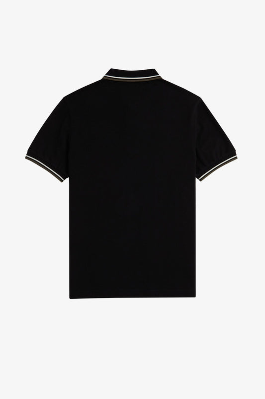 Fred Perry Polo M3600 Oatmeal / Night Green / Night Green
