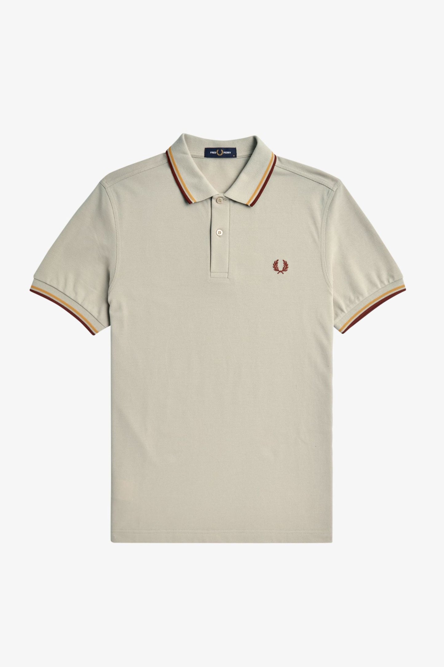 Fred Perry Polo M3600 Oatmeal / Honeycomb / Whiskey Brown