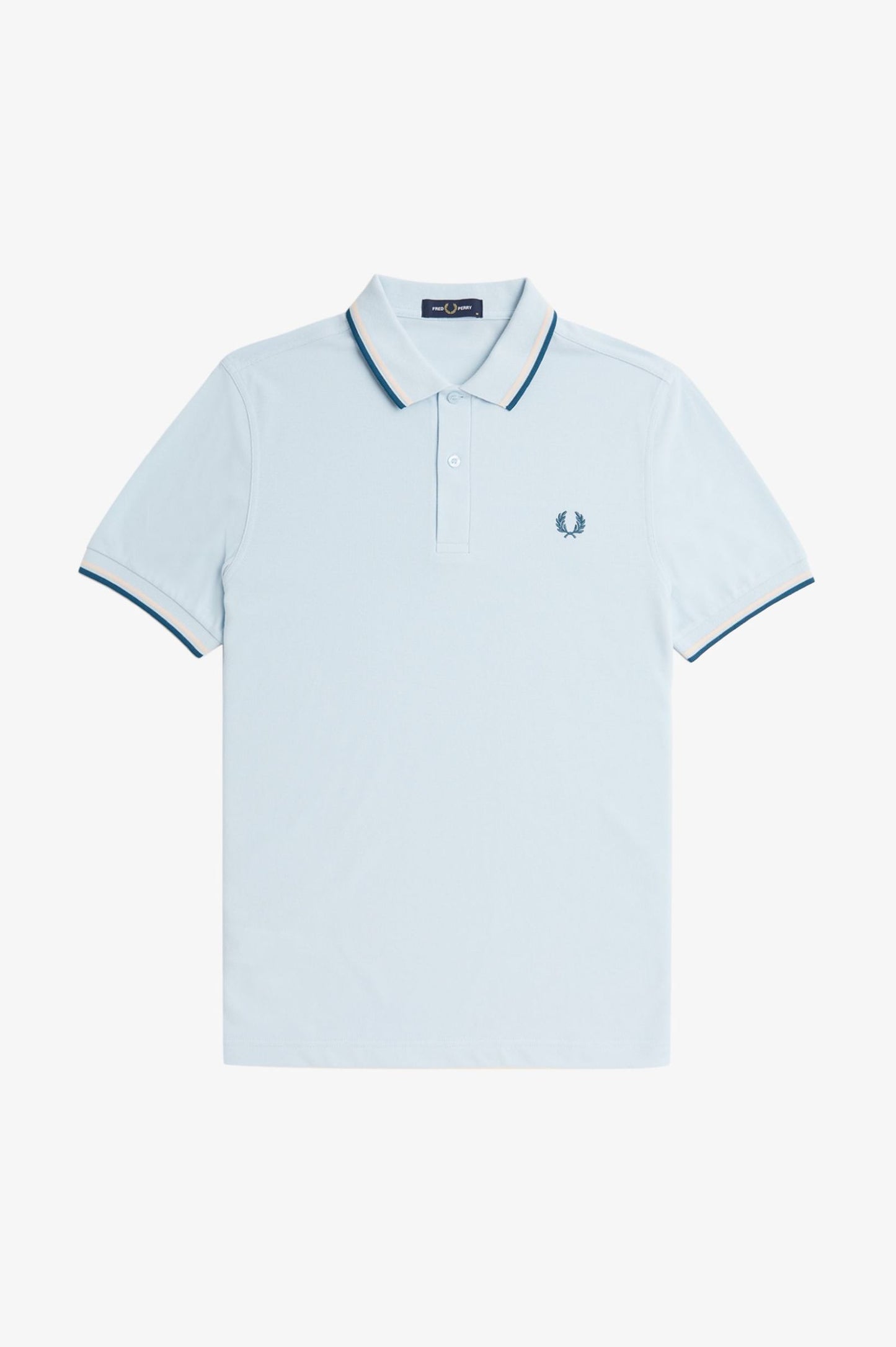 Fred Perry Polo M3600 Light Ice / Silk Peach / Petrolblue