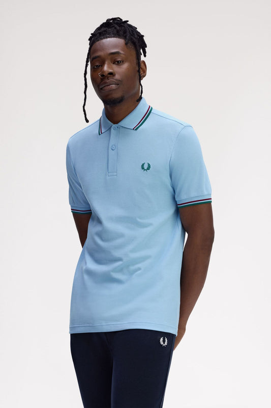 Fred Perry Polo M3600 Track Blue / Burned Red / Sport Green