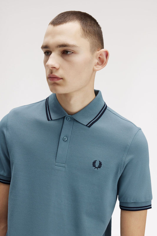 Fred Perry Polo M3600 Stockport Blue / Navy / Navy