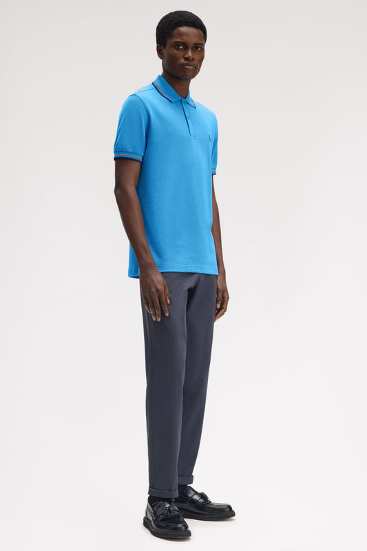 Fred Perry Polo M3600 Courtblue / Shaded Stone / Dark Petrol