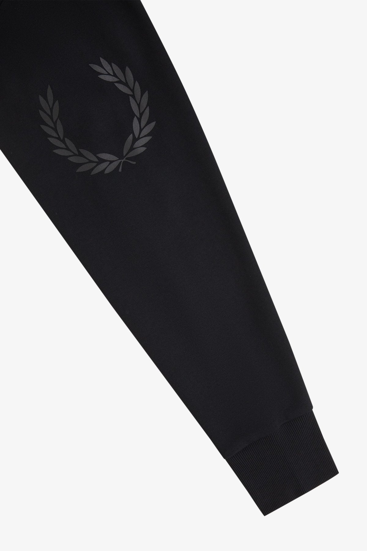 Fred Perry Reflective Laurel Wreath Sweatshirt Black