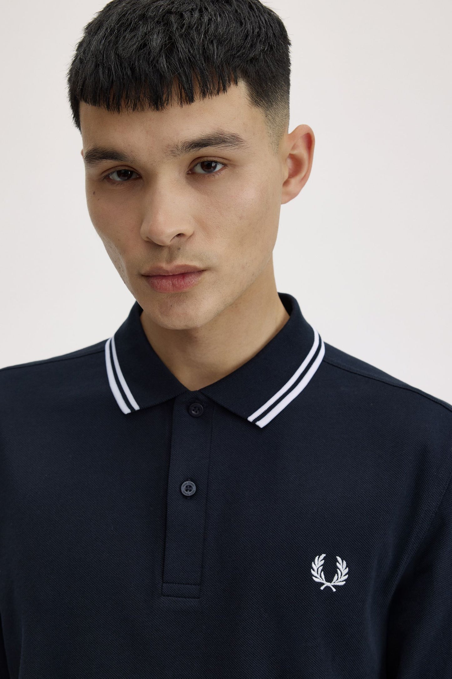 Fred Perry The Fred Perry Shirt Polo Longsleeve M3636 Navy / White / White