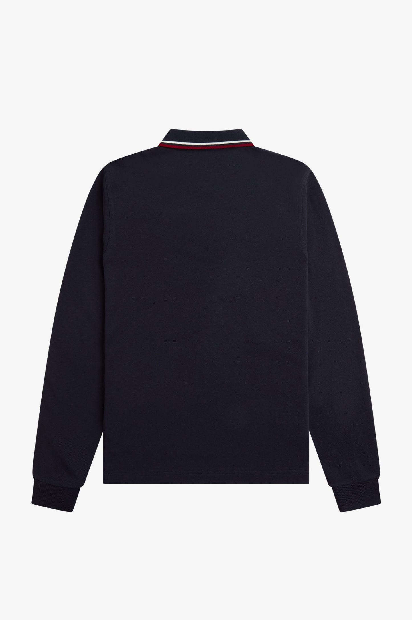 Fred Perry The Fred Perry Shirt Polo Longsleeve M3636 Navy / Snow White / Burnt Red