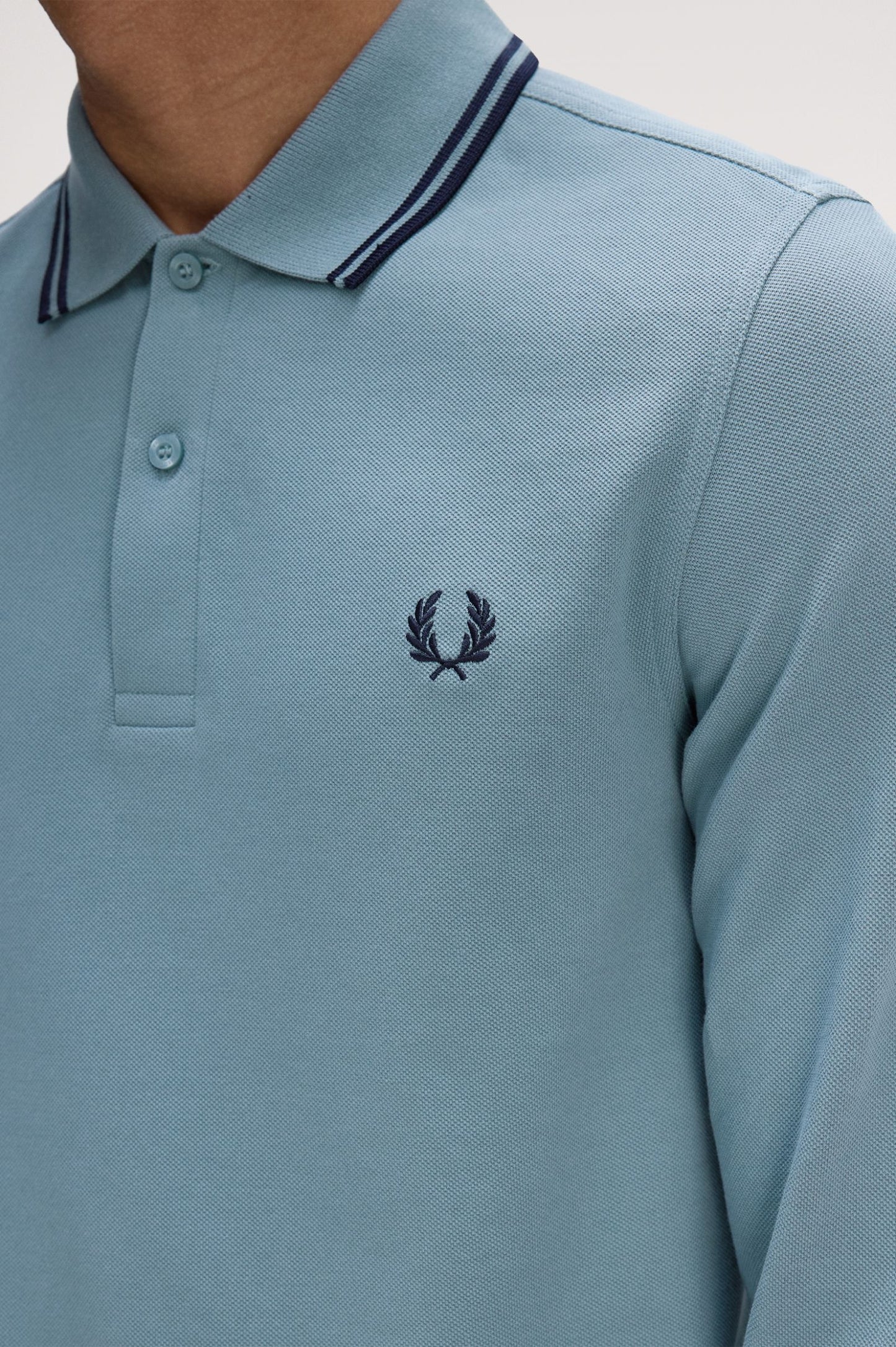 Fred Perry The Fred Perry Shirt Polo Longsleeve M3636 Stockport Blue / Navy / Navy
