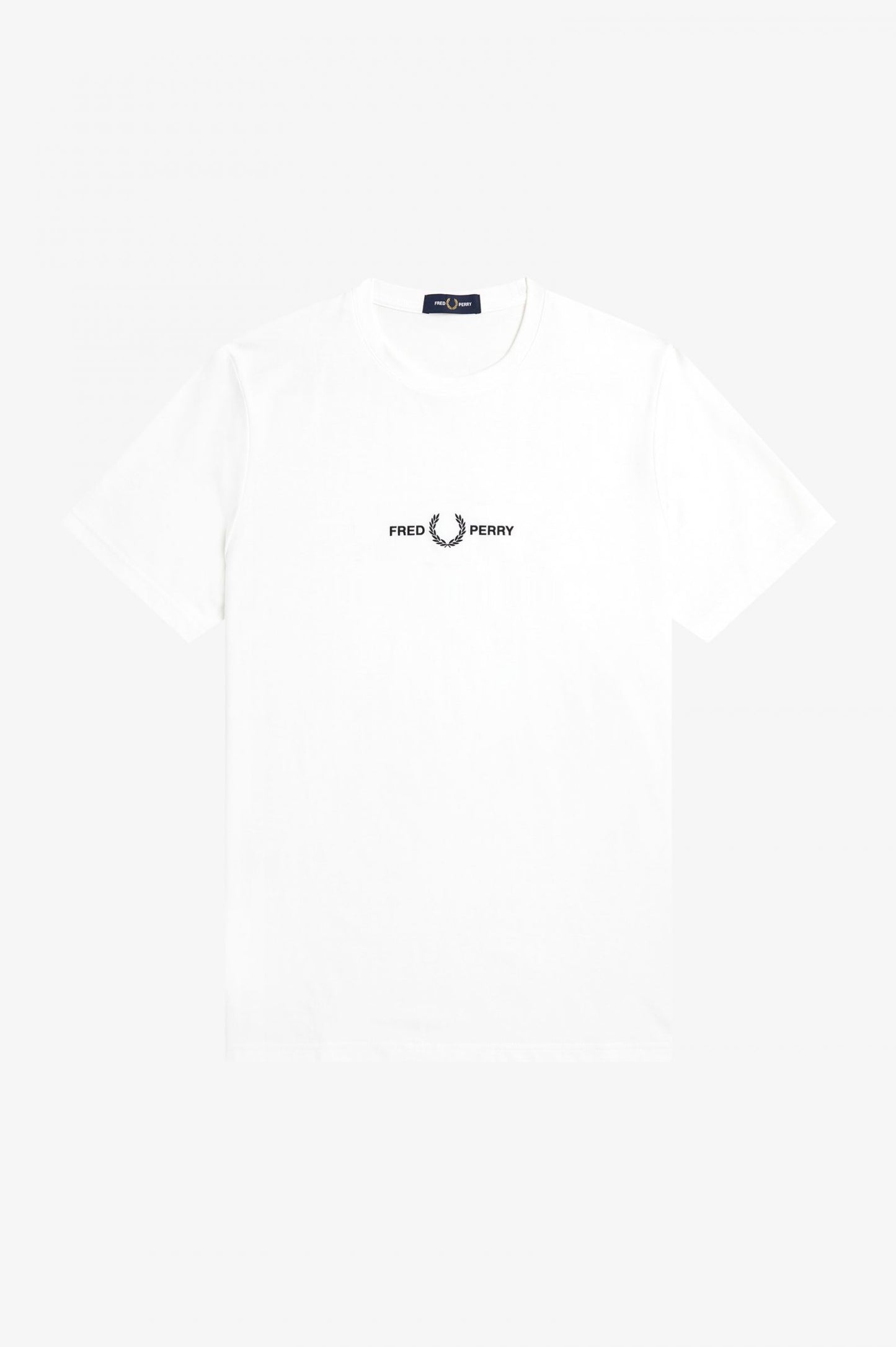 Fred Perry Embroidered T-Shirt White