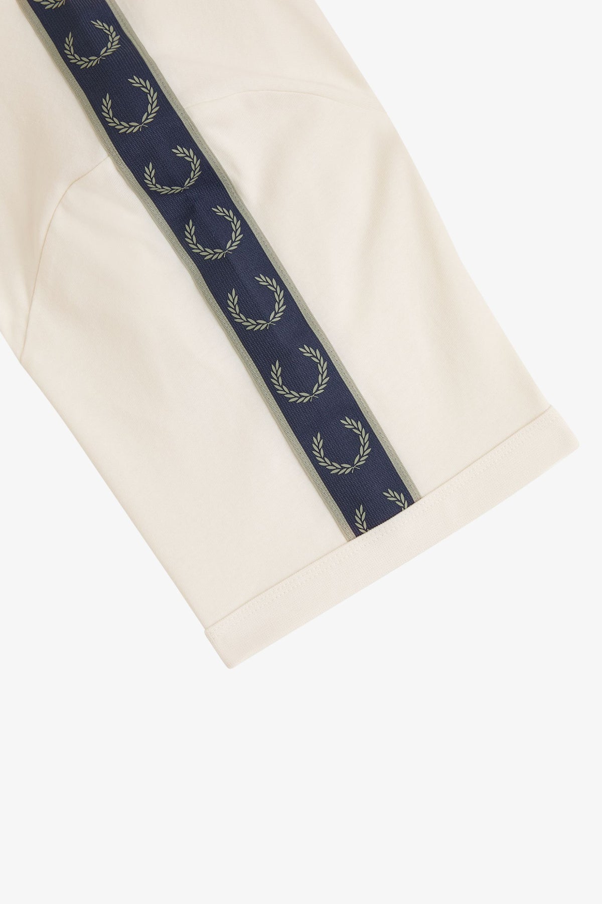 Fred Perry Contrast Tape Ringer T-Shirt Ecru
