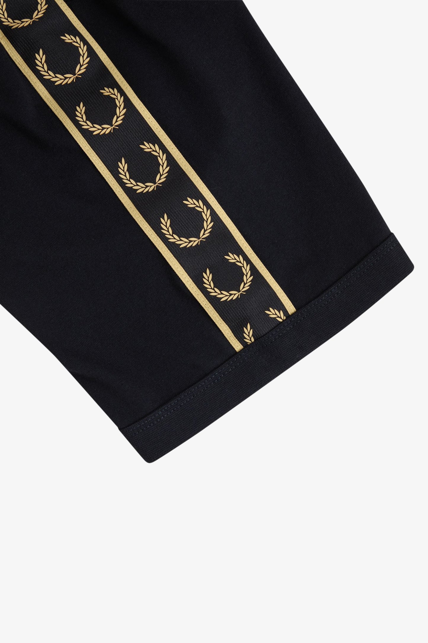 Fred Perry Contrast Tape Ringer T-Shirt Blacke / Champagne