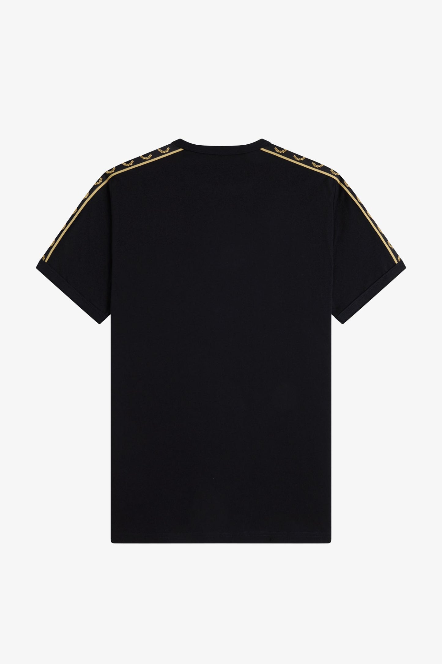 Fred Perry Contrast Tape Ringer T-Shirt Blacke / Champagne