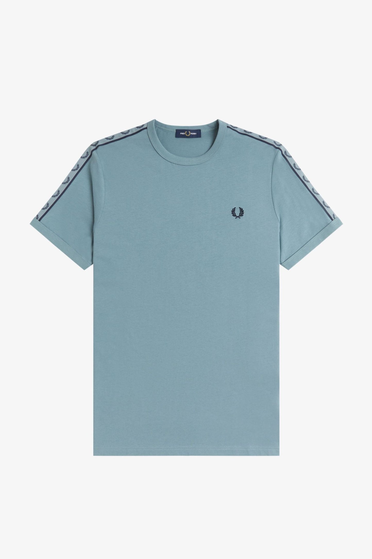 Fred Perry Contrast Tape Ringer T-Shirt Stockport Blue / Navy