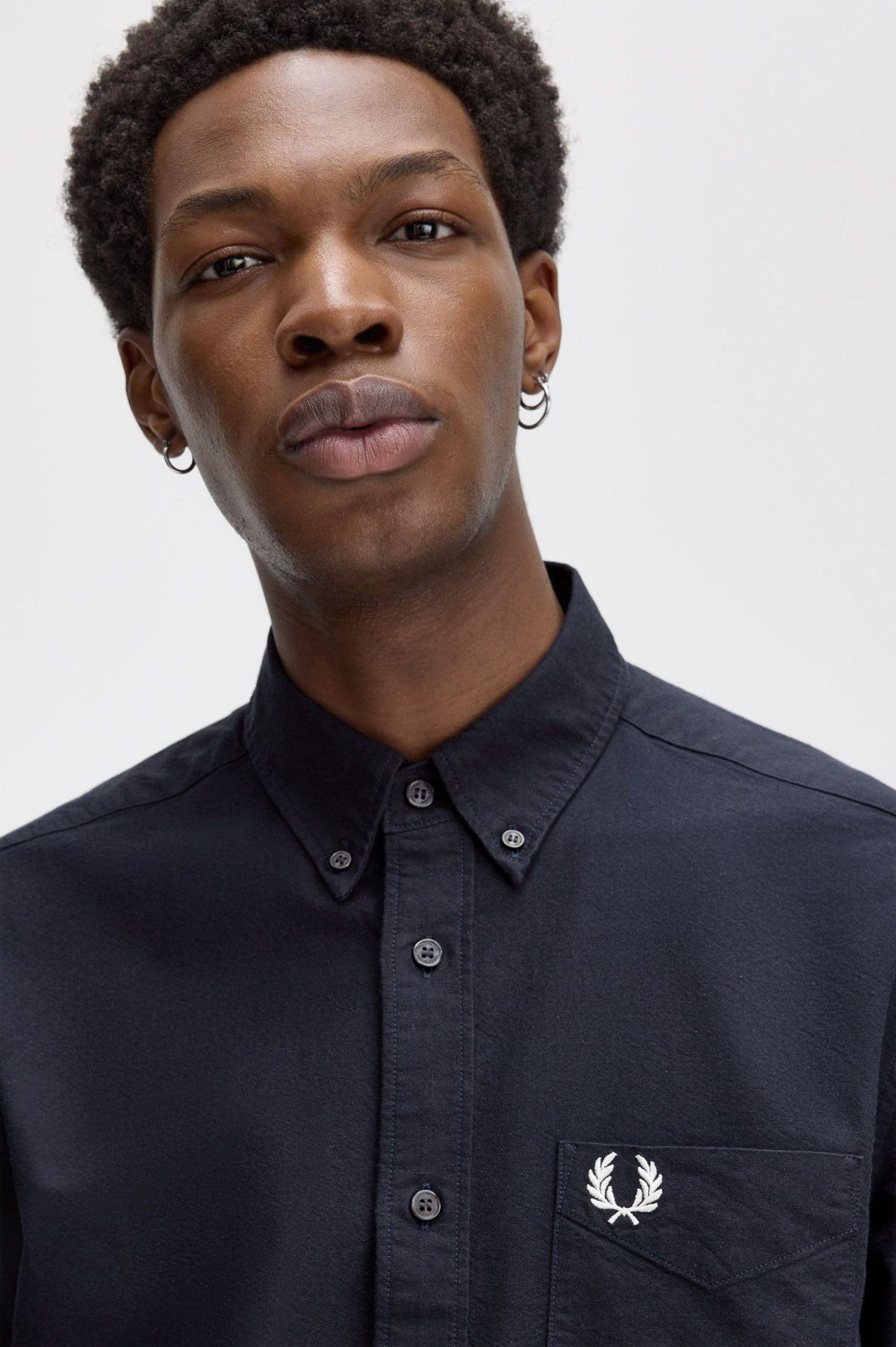 Fred Perry Oxford Shirt Navy