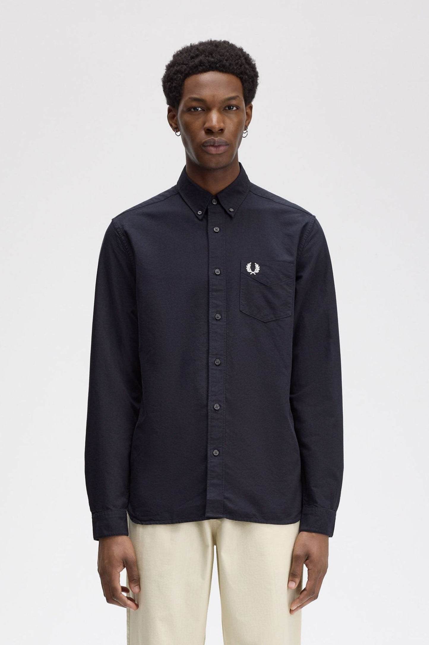 Fred Perry Oxford Shirt Navy