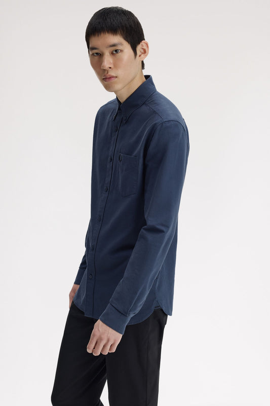 Fred Perry Oxford Shirt Dark Airforce