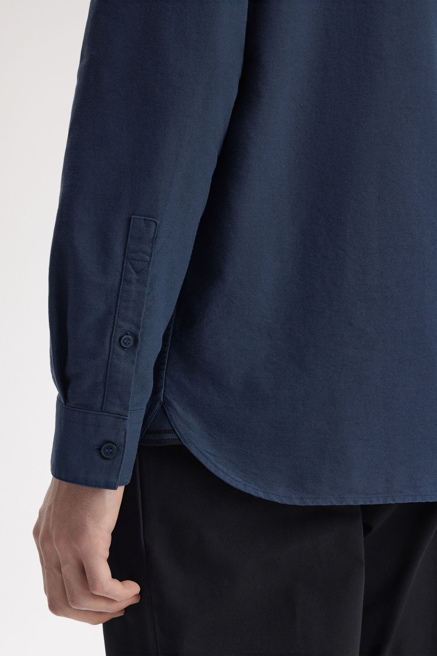 Fred Perry Oxford Shirt Dark Airforce