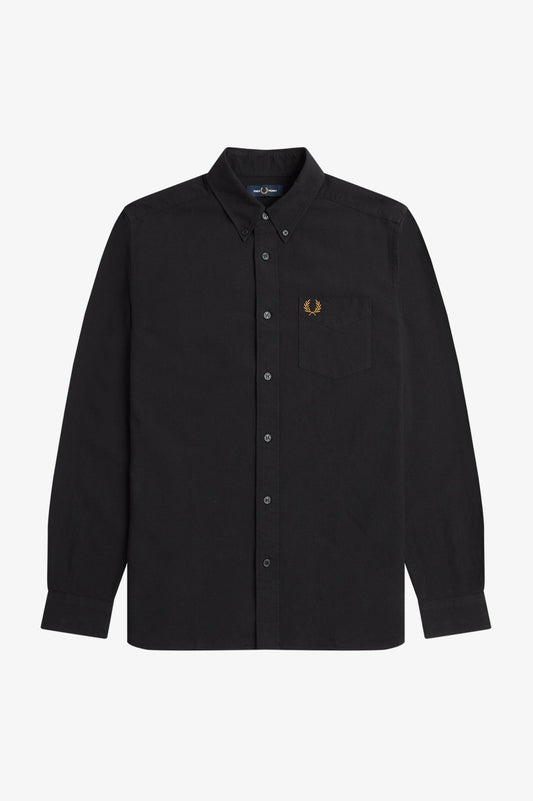 Fred Perry Oxford Shirt Black