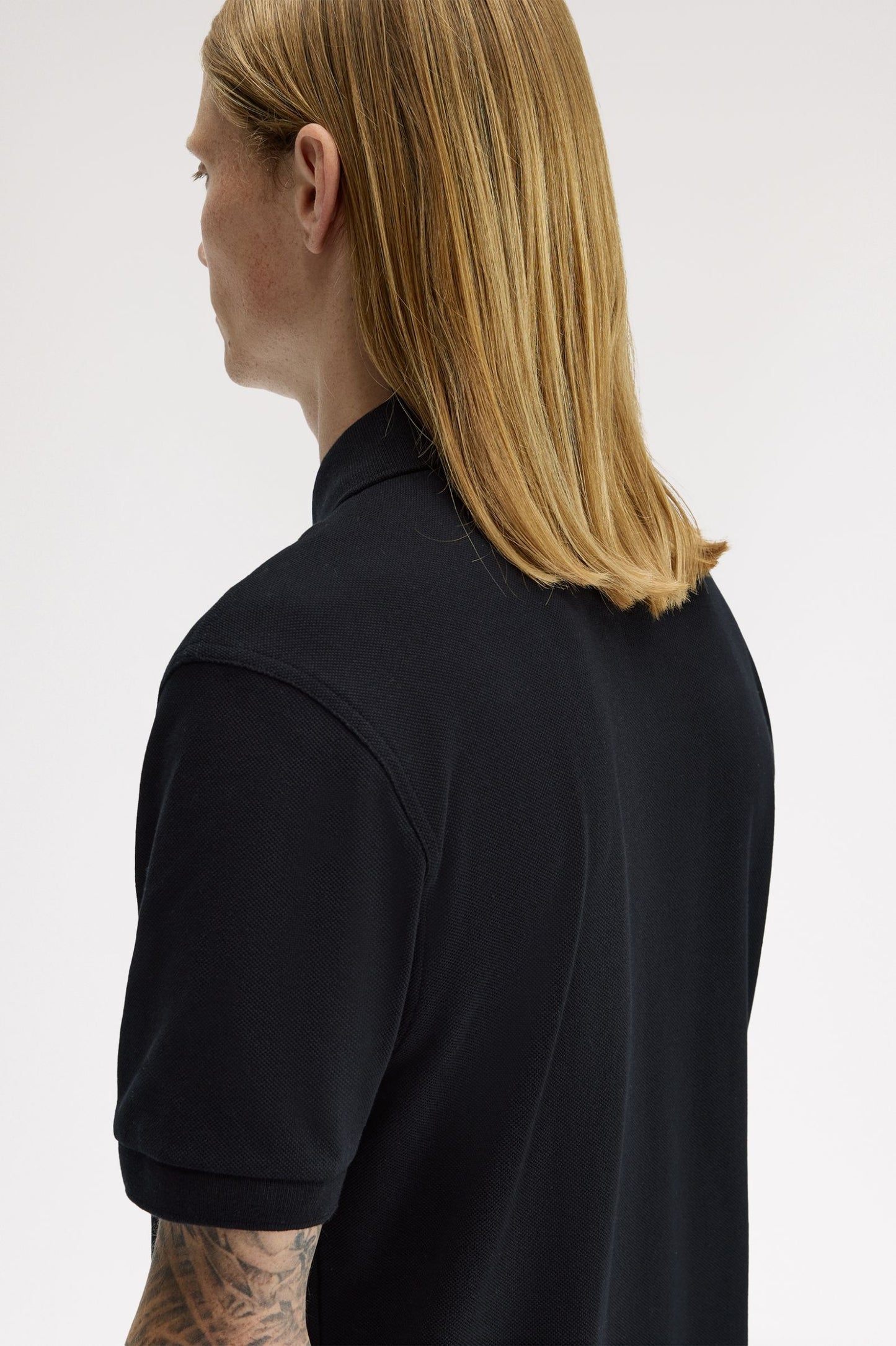 Fred Perry Polo M6000 Black / Dark Caramel