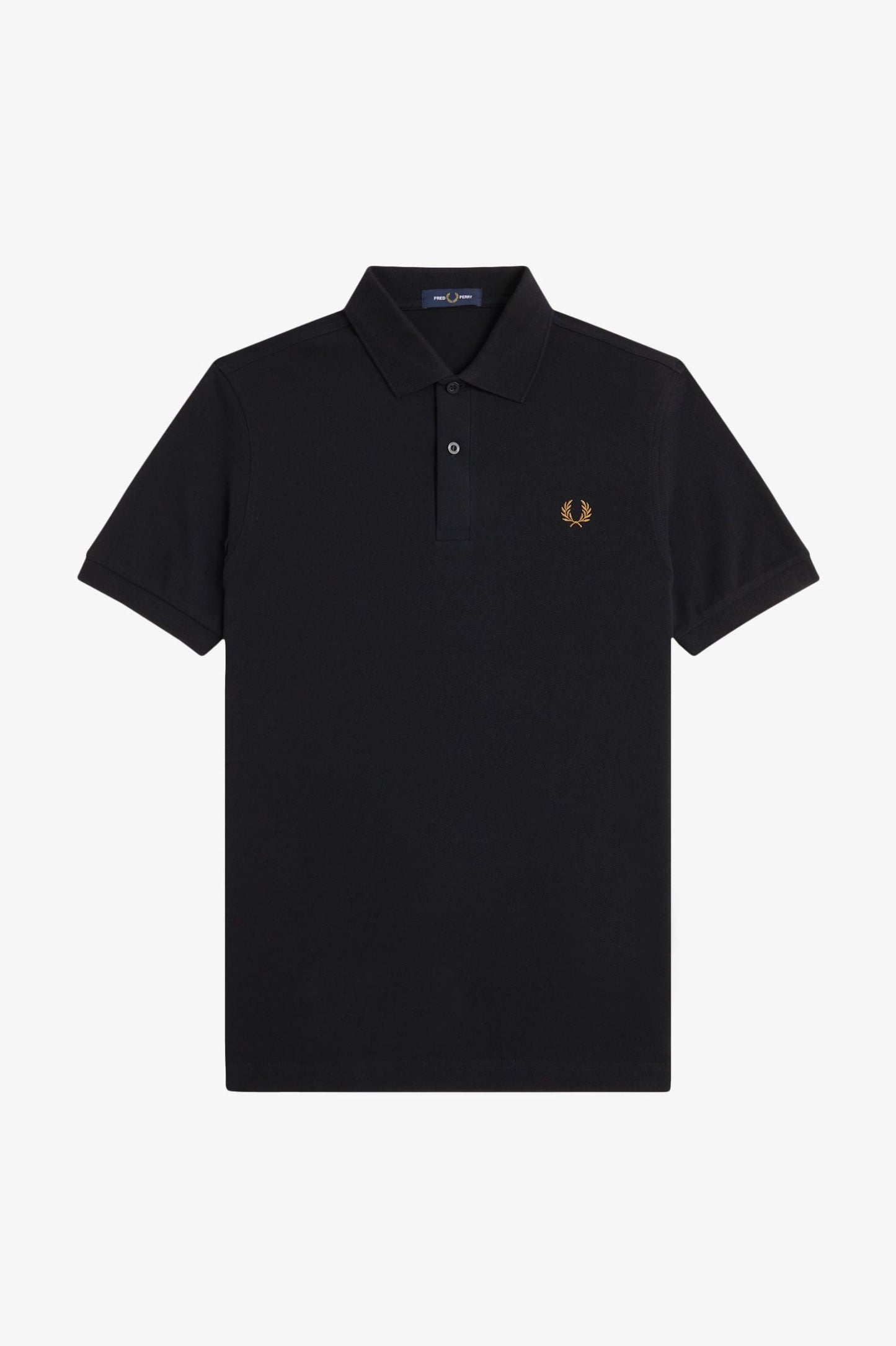 Fred Perry Polo M6000 Black / Dark Caramel