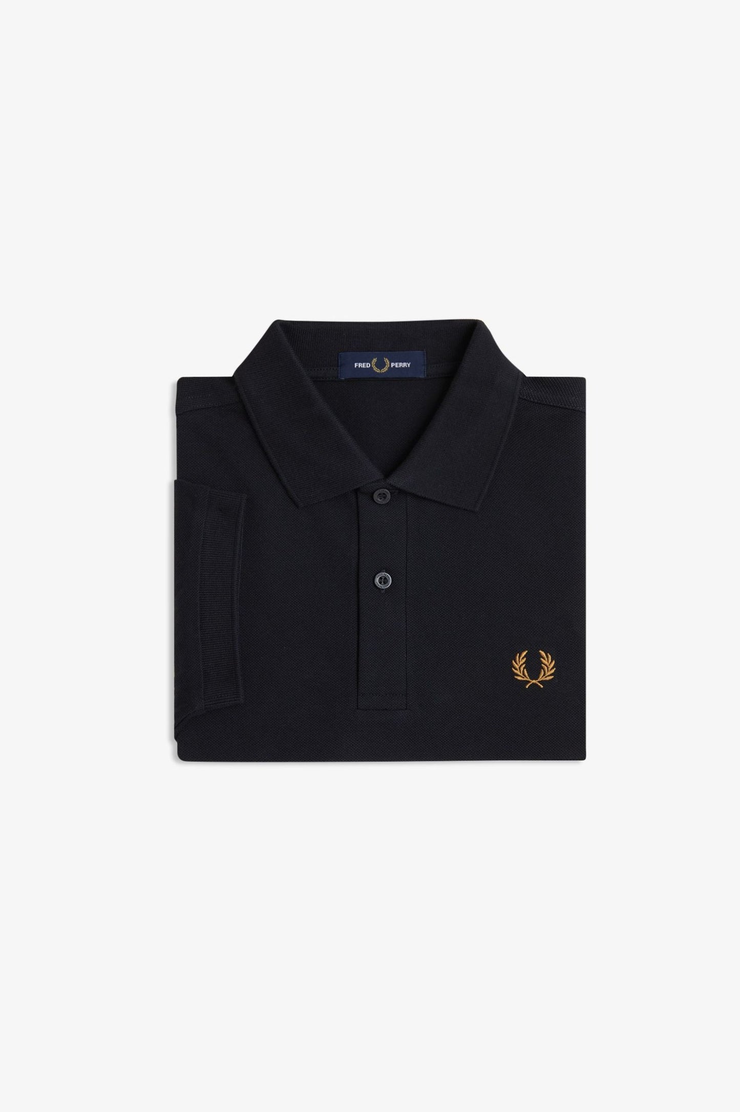 Fred Perry Polo M6000 Black / Dark Caramel