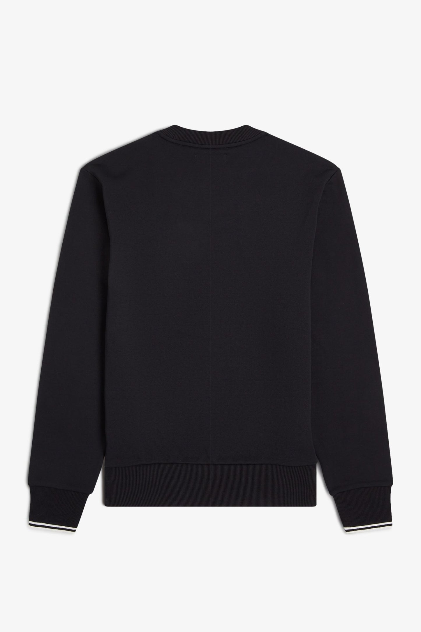 Fred Perry Crew Neck Sweatshirt Black / White / White