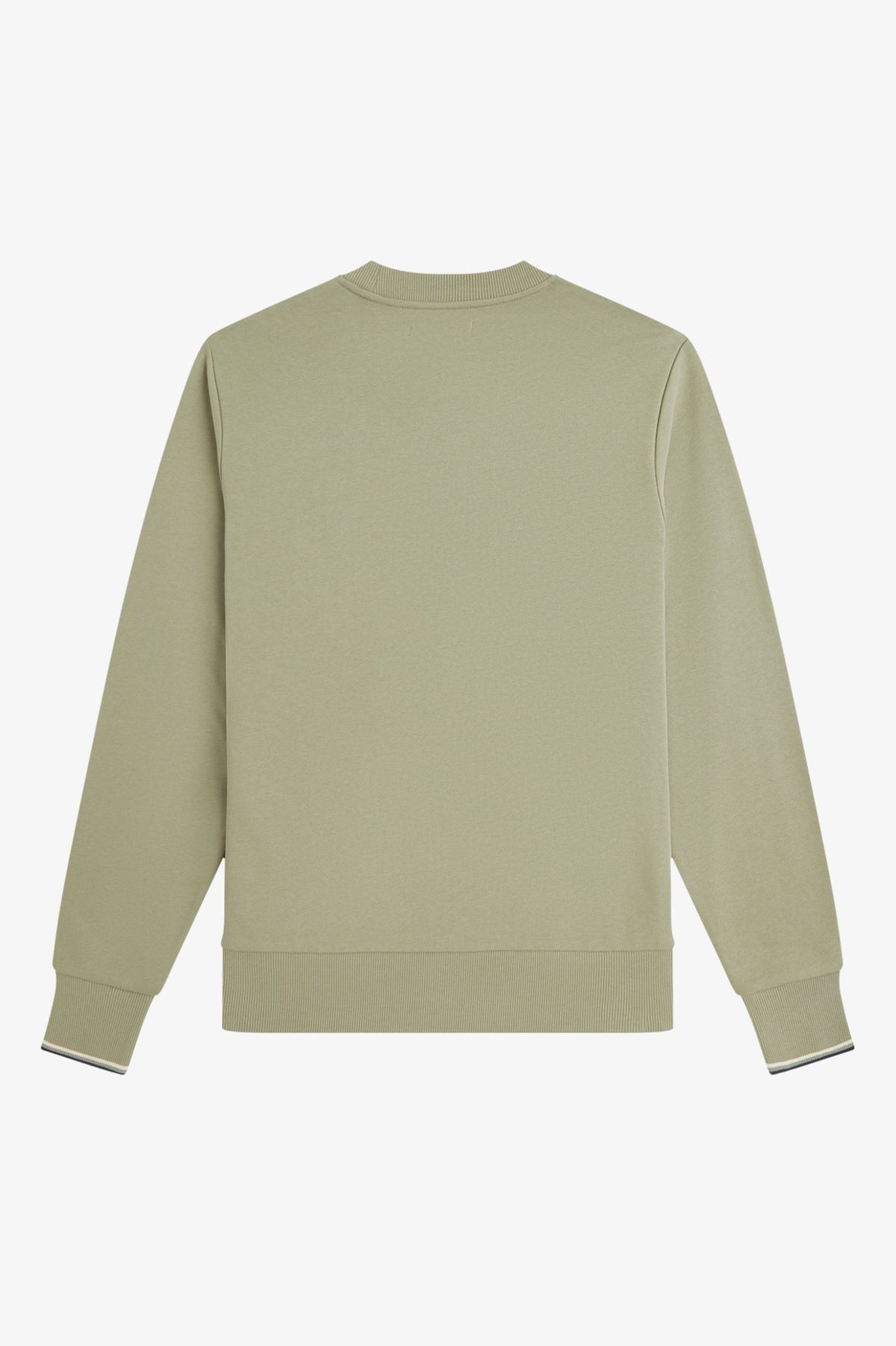 Fred Perry Crew Neck Sweatshirt Ecru / Seagrass / Dark Airforce