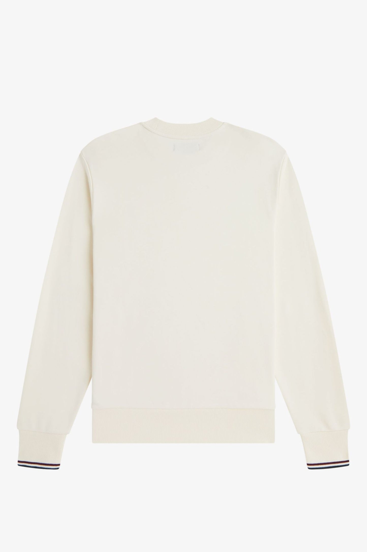 Fred Perry Crew Neck Sweatshirt Ecru / Oxblood / Grassroots