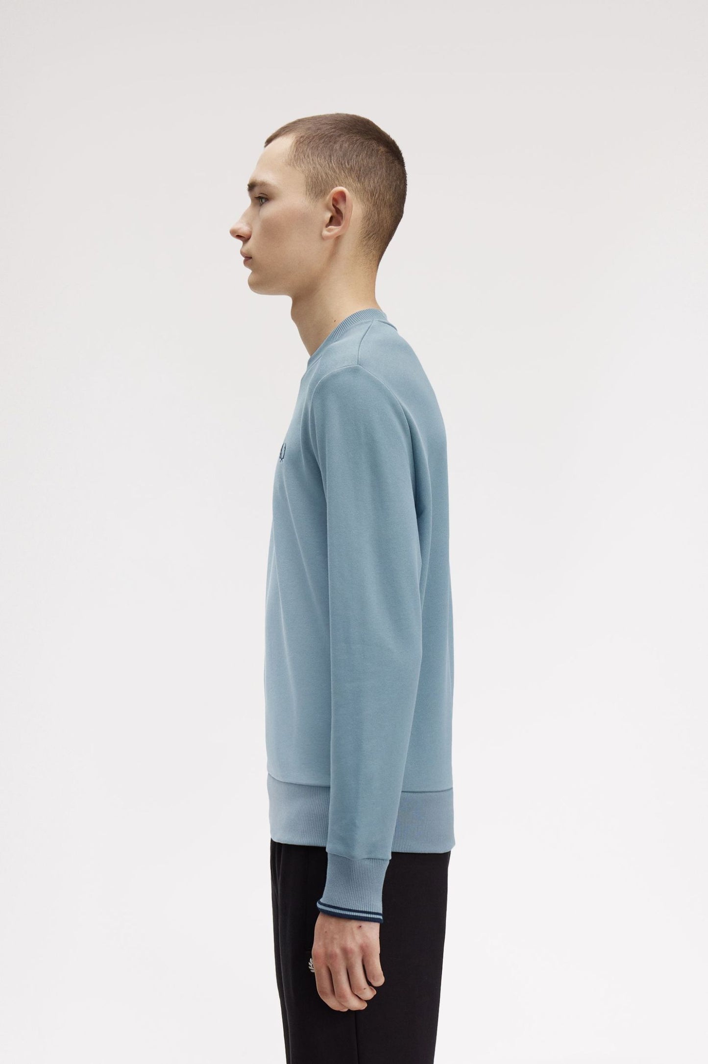 Fred Perry Crew Neck Sweatshirt Stockport Blue / Navy