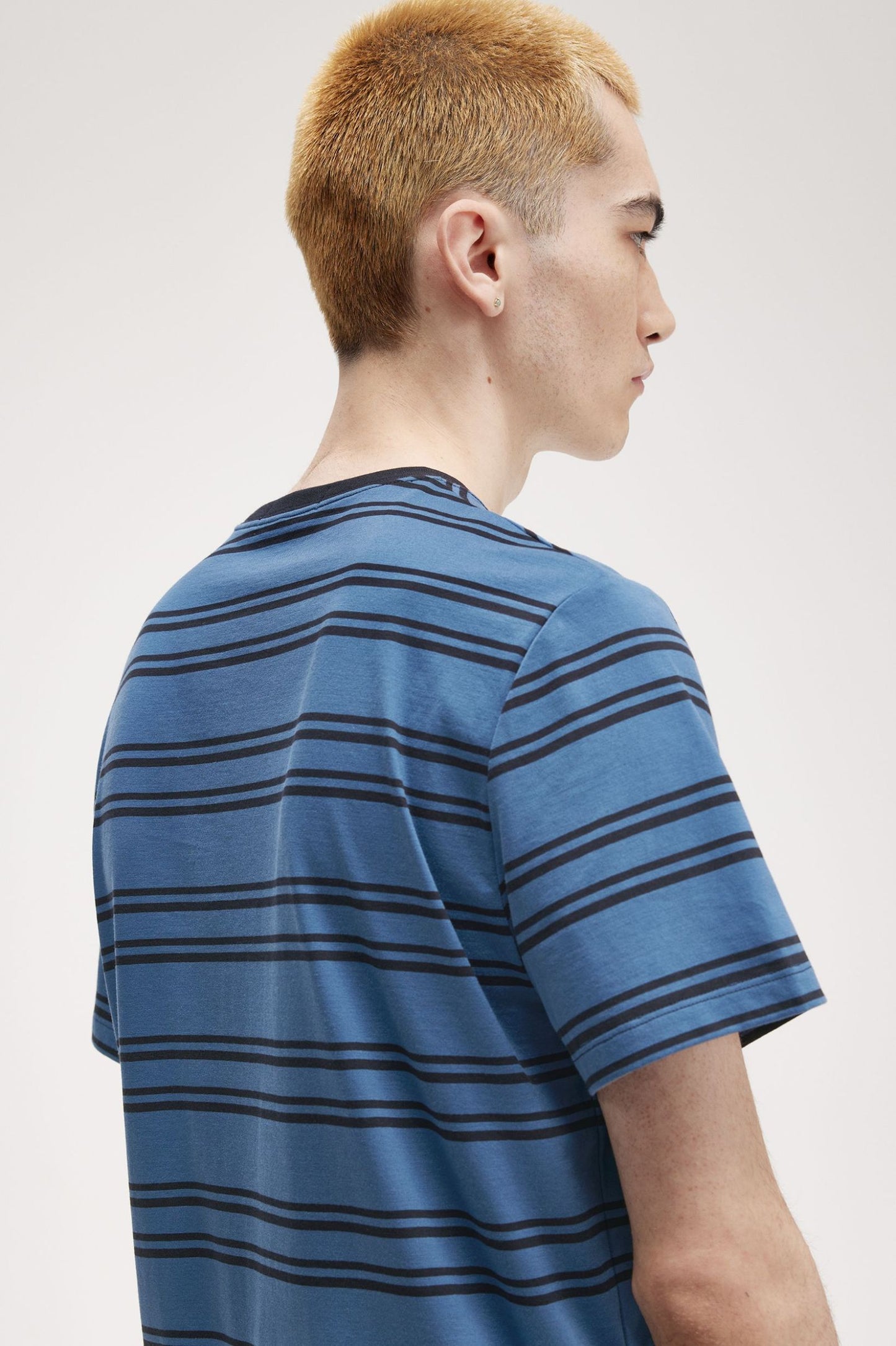 Fred Perry Stripe T-Shirt Midnight Blue / Navy