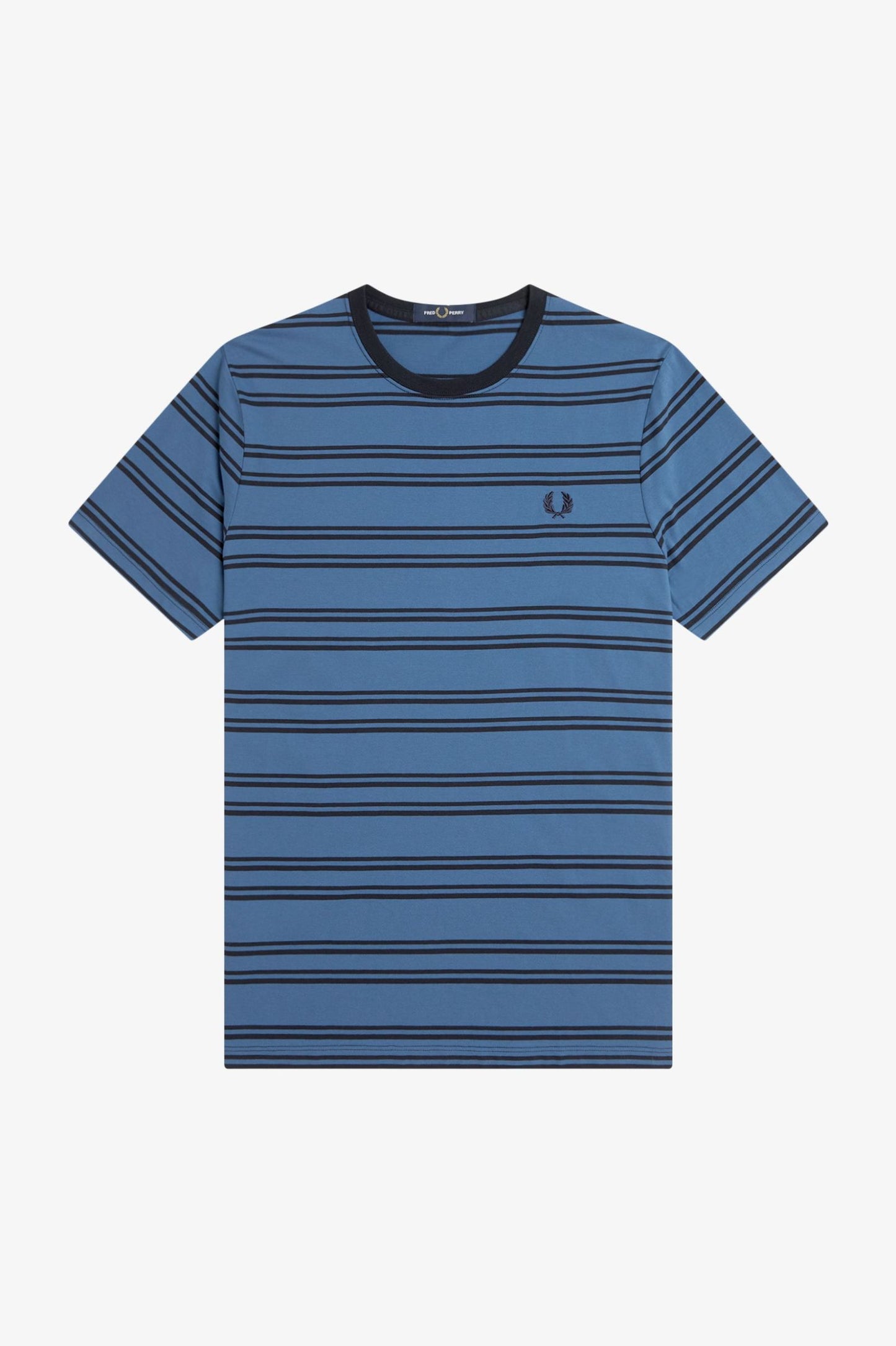 Fred Perry Stripe T-Shirt Midnight Blue / Navy
