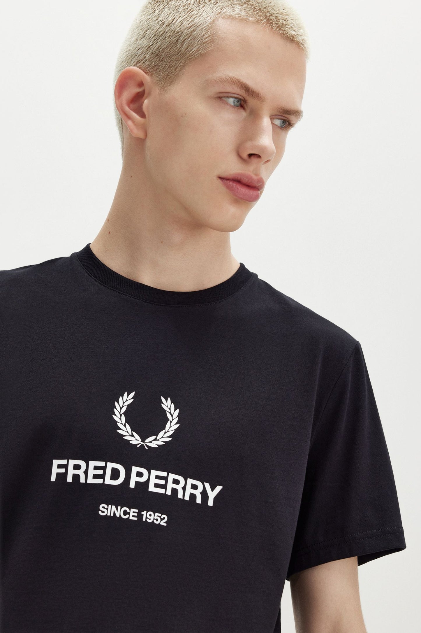 Fred Perry Fred Perry Graphic T-Shirt Black