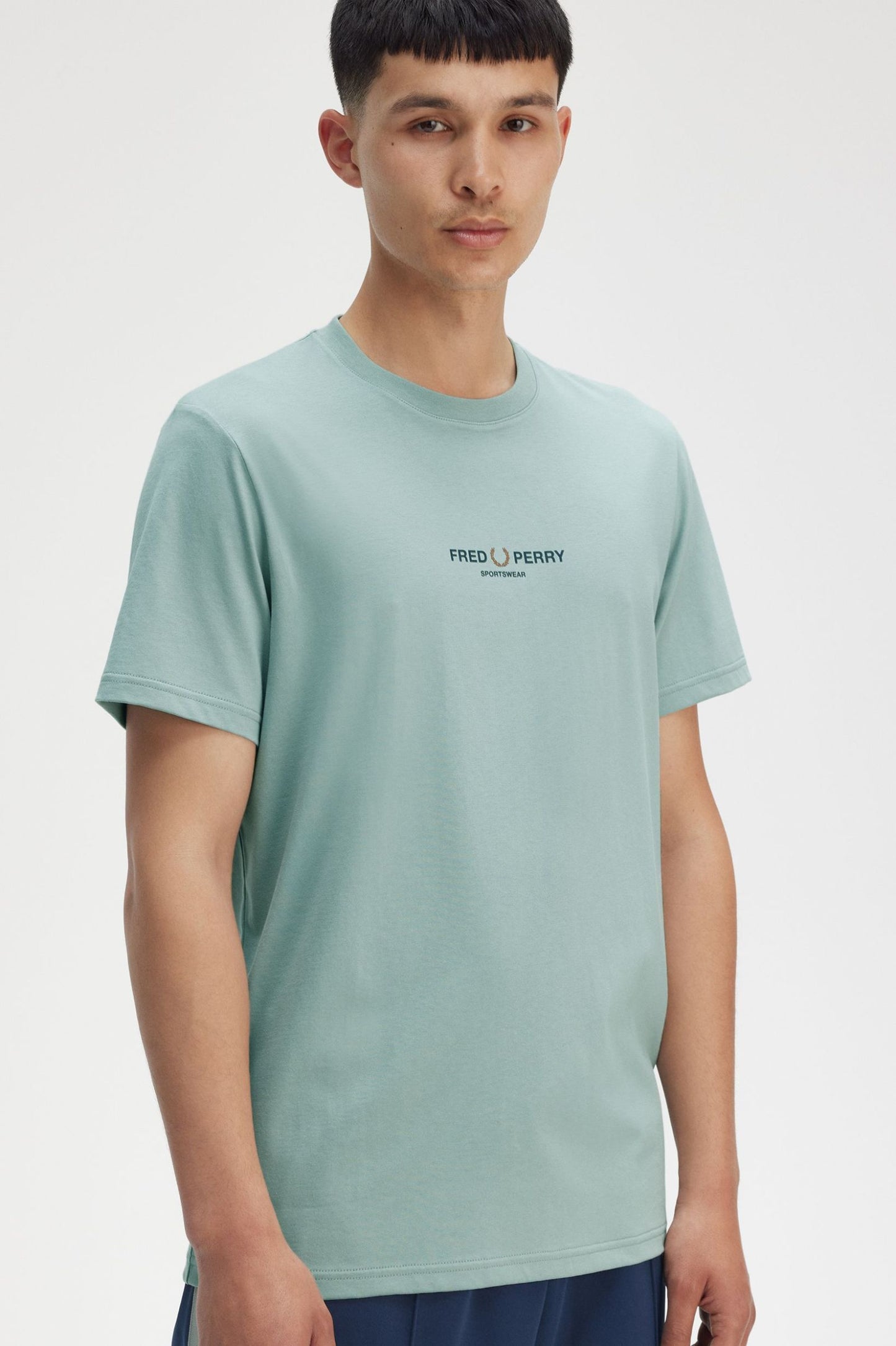 Fred Perry Sportswear T-shirt Silver Blue