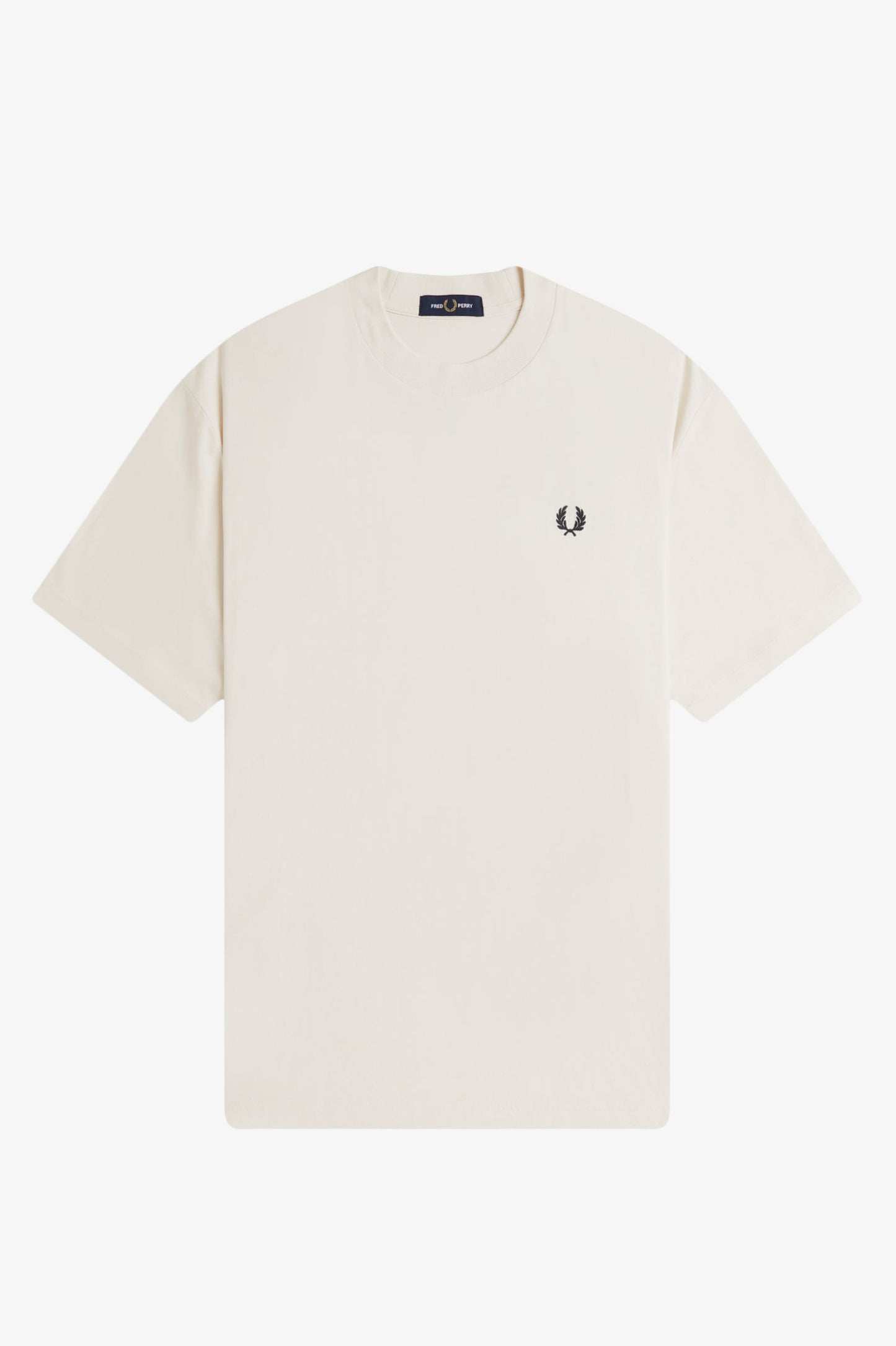 Fred Perry Embroidered T-Shirt Ecru