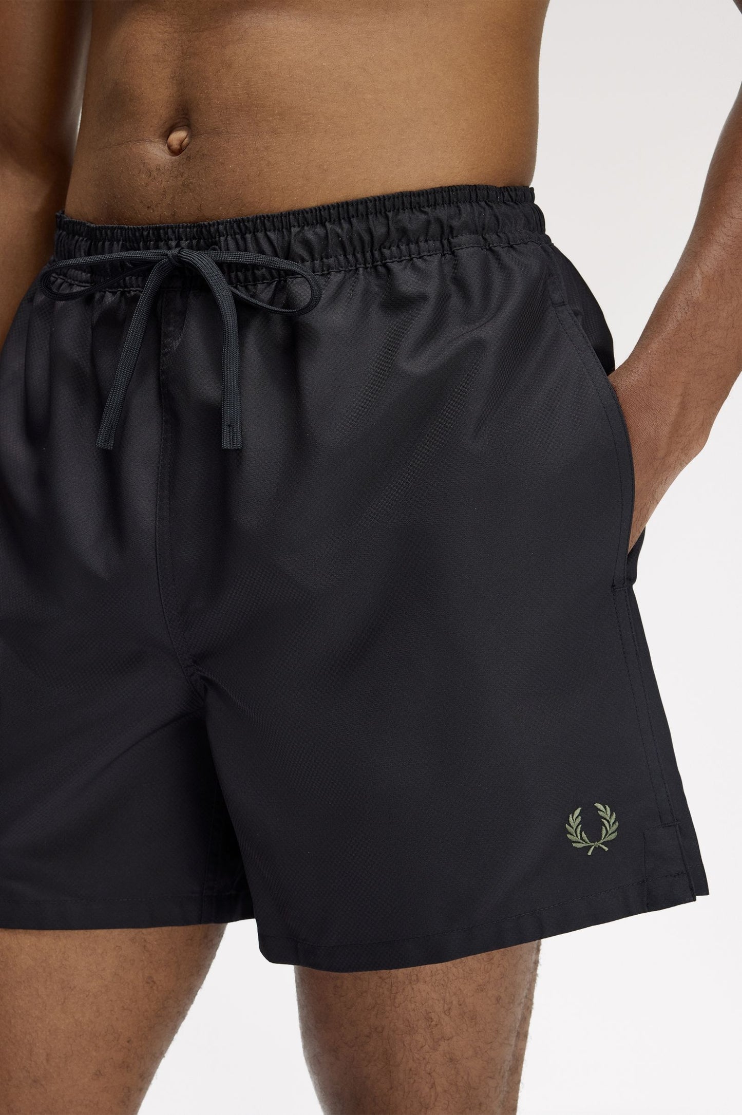 Fred Perry Swim Shorts Black