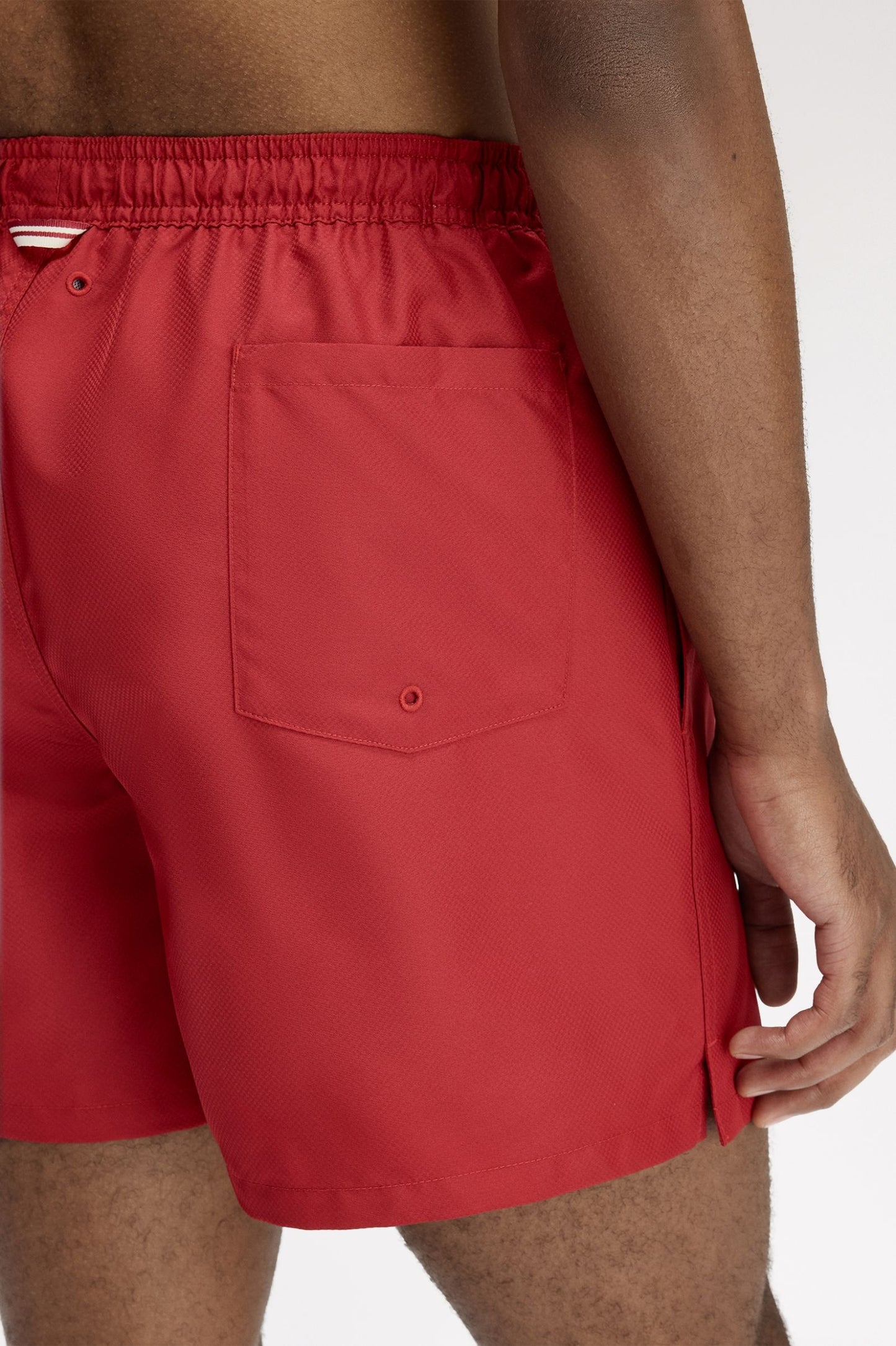 Fred Perry Swim Shorts Burnt Red