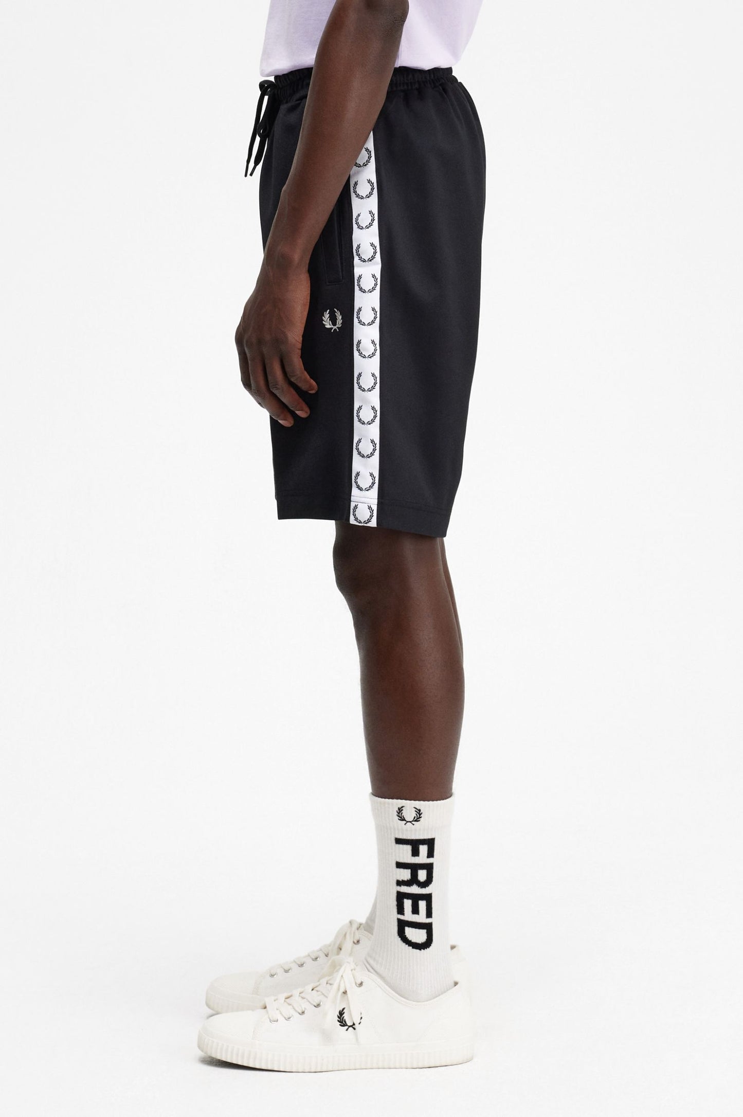 Fred Perry Taped Tricot Short Black