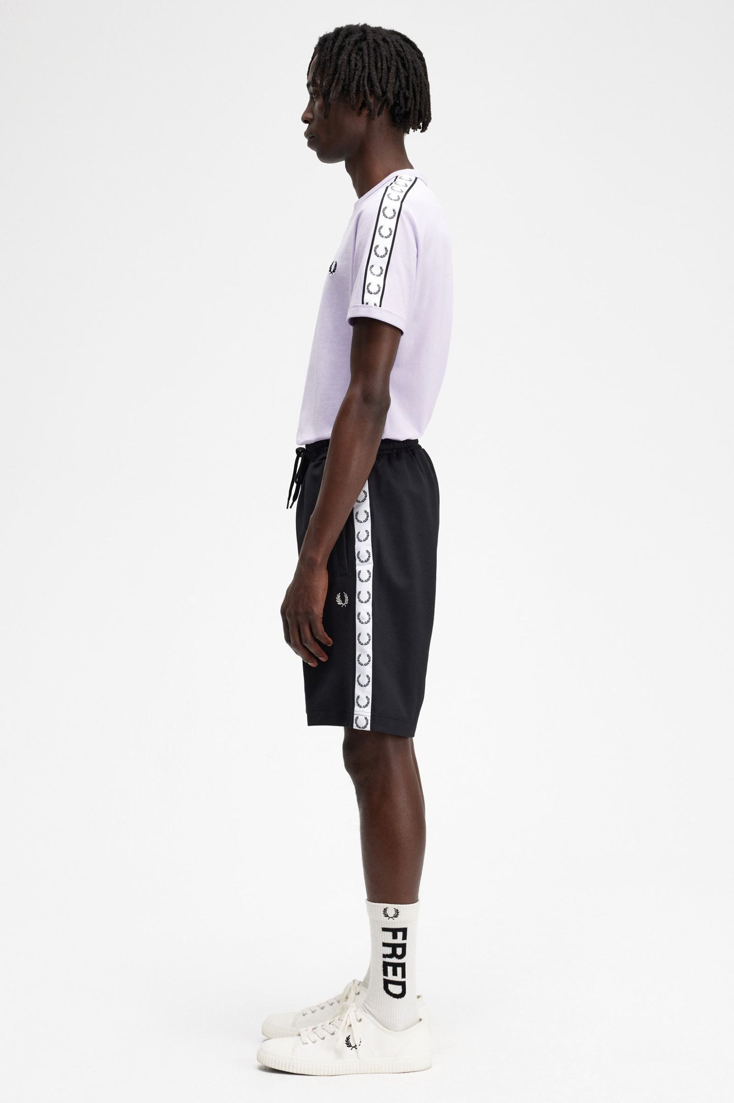 Fred Perry Taped Tricot Short Black