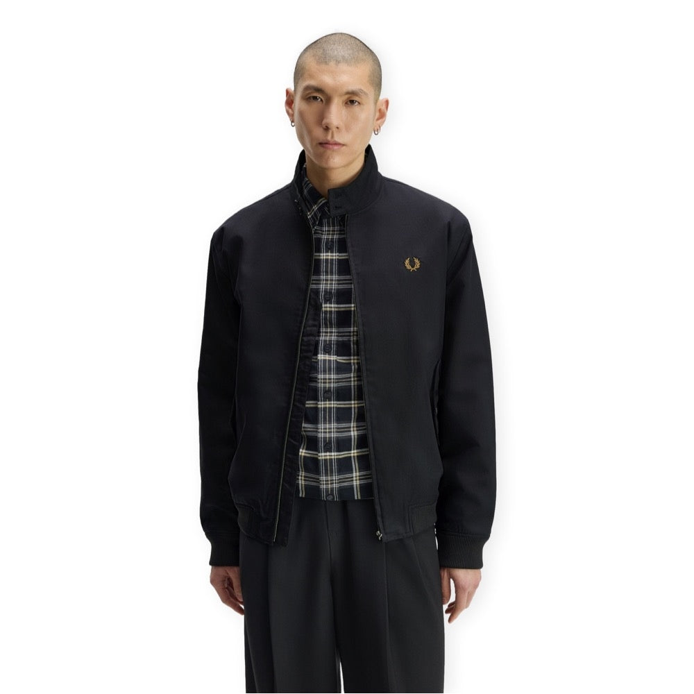 Fred Perry Classic Harrigton Jacket Black