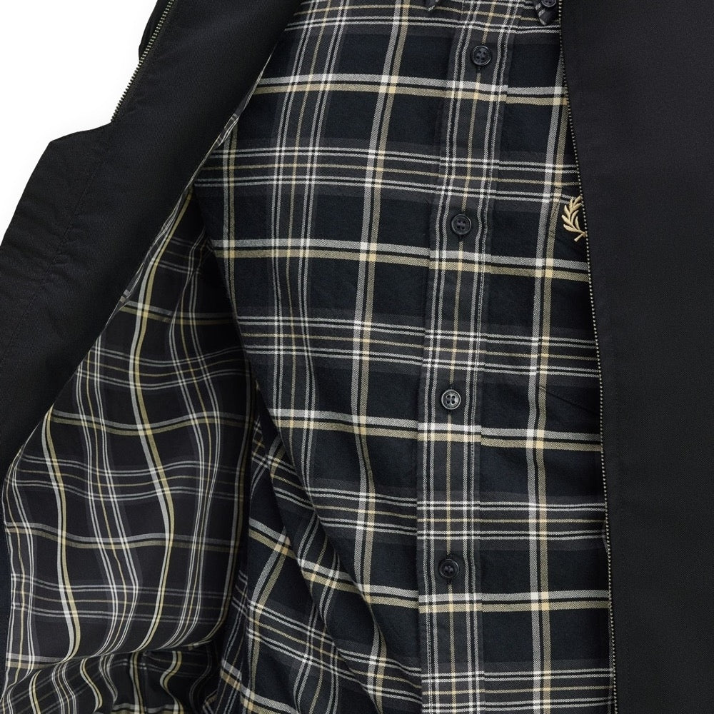 Fred Perry Classic Harrigton Jacket Black
