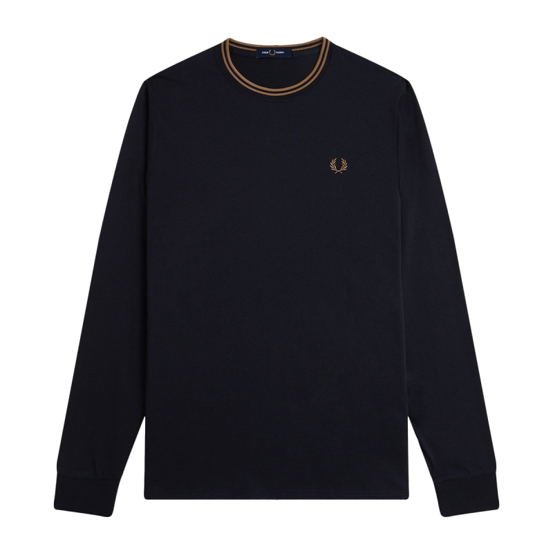 Fred Perry Long Sleeve Twin Tipped T-Shirt