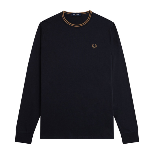 Fred Perry Long Sleeve Twin Tipped T-Shirt