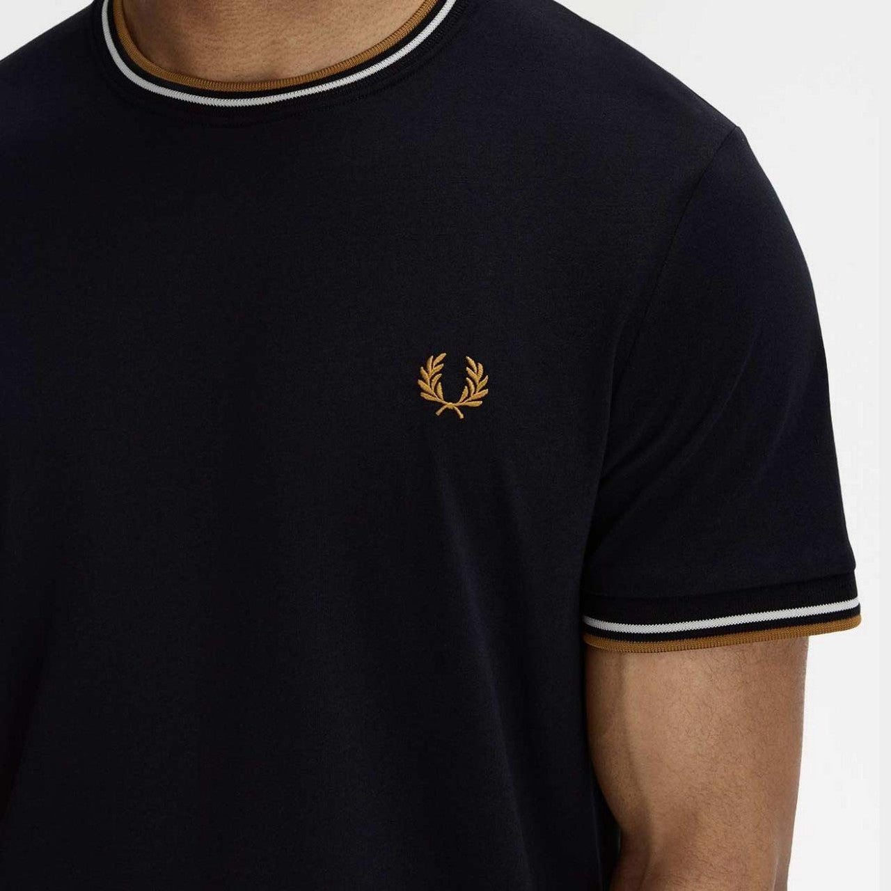 Fred Perry Twin Tipped T-Shirt Black