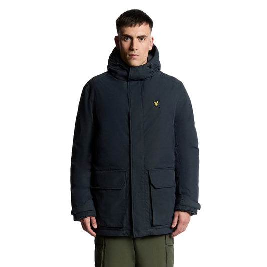 Lyle & Scott Zwaargewicht Parka met Capuchon Navy