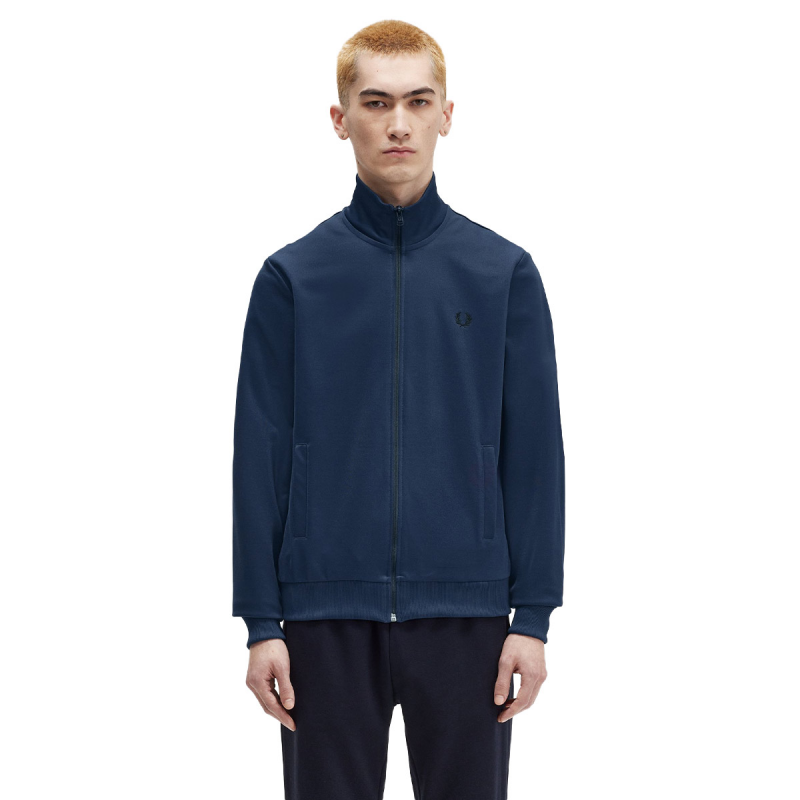 Fred Perry Track Jacket Dark Carbon / Black