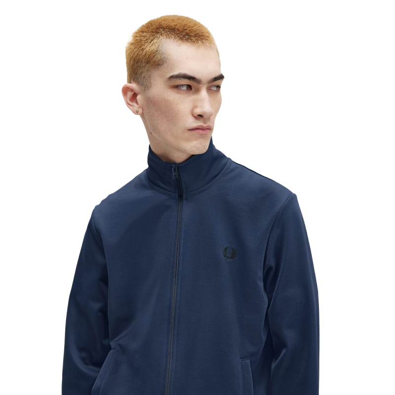 Fred Perry Track Jacket Dark Carbon / Black