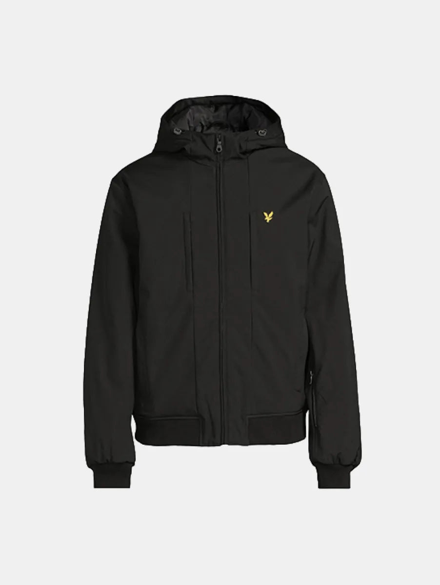 Lyle & Scott Padded Softshell Jacket Jet Black
