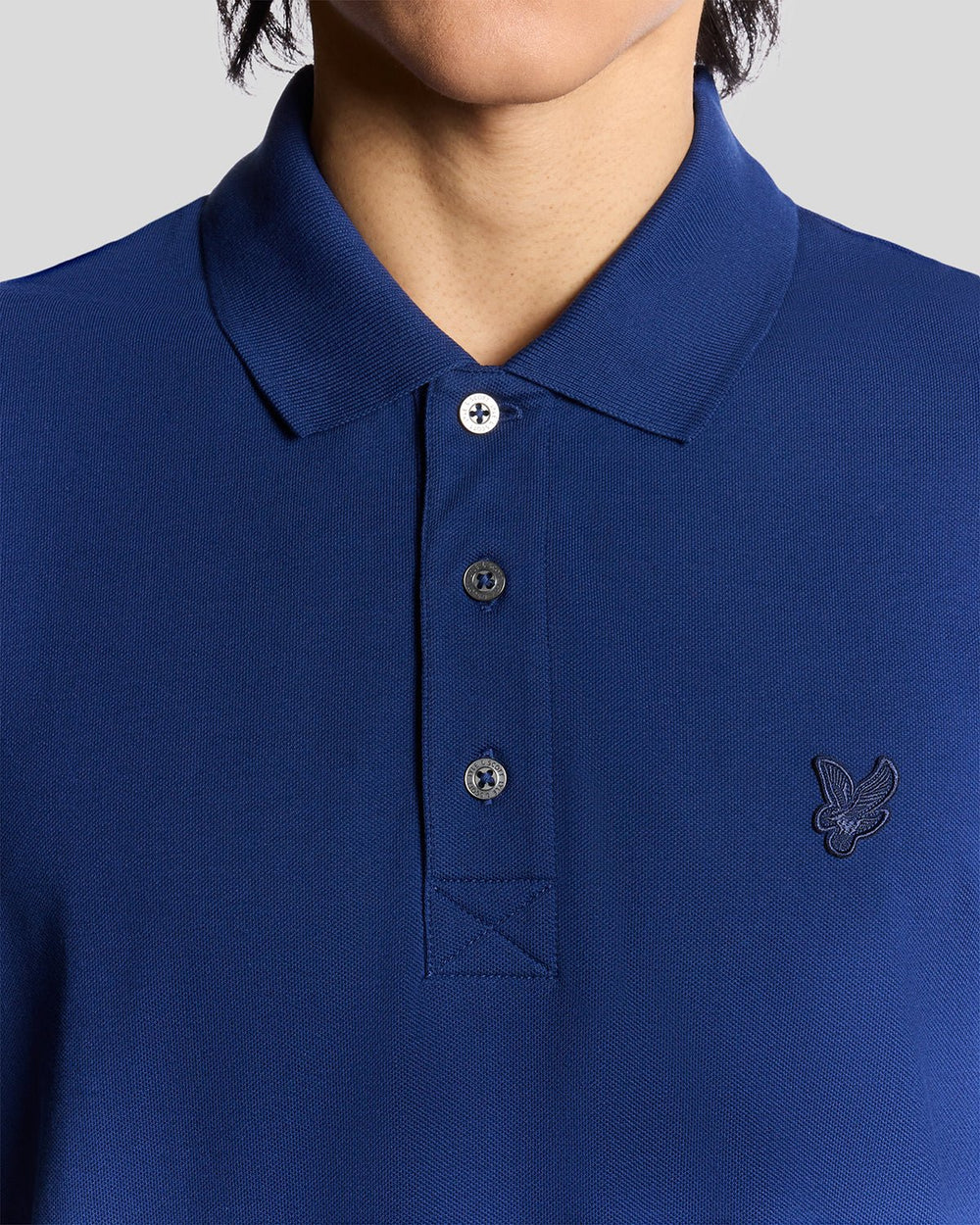 Lyle & Scott Superfine Katoenen Poloshirt Blueprint