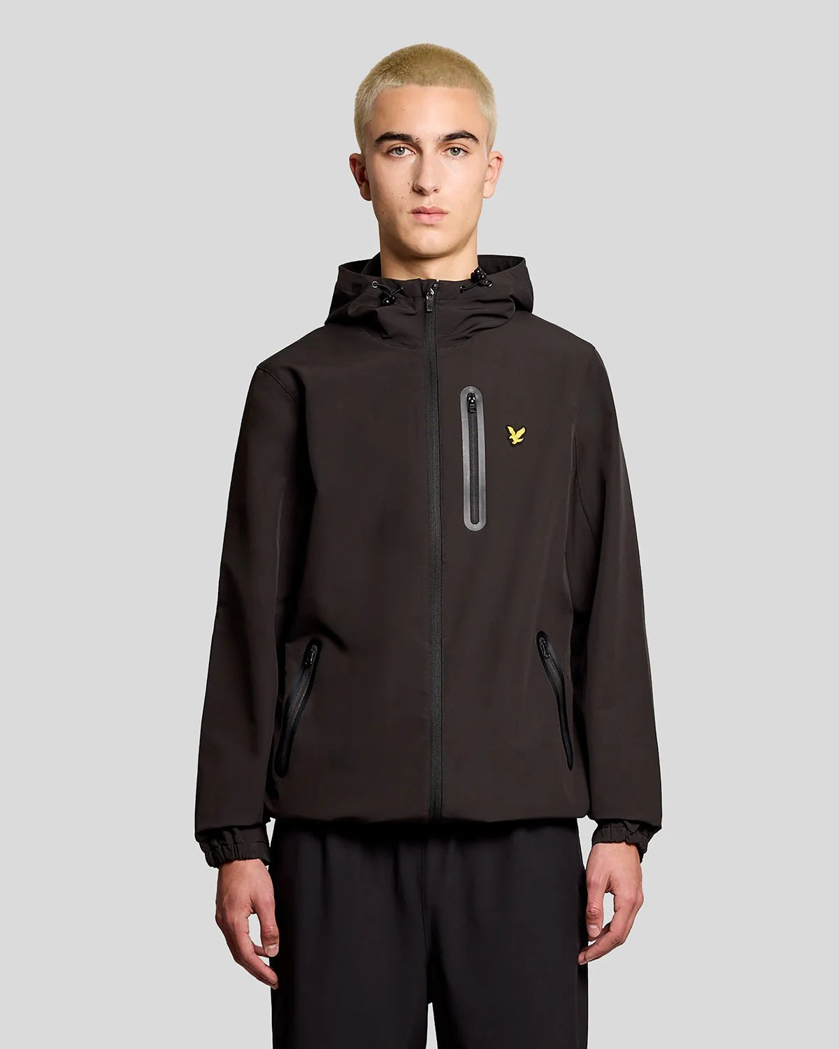 Lyle & Scott Sports Water Resistant Hooded Jacket Black