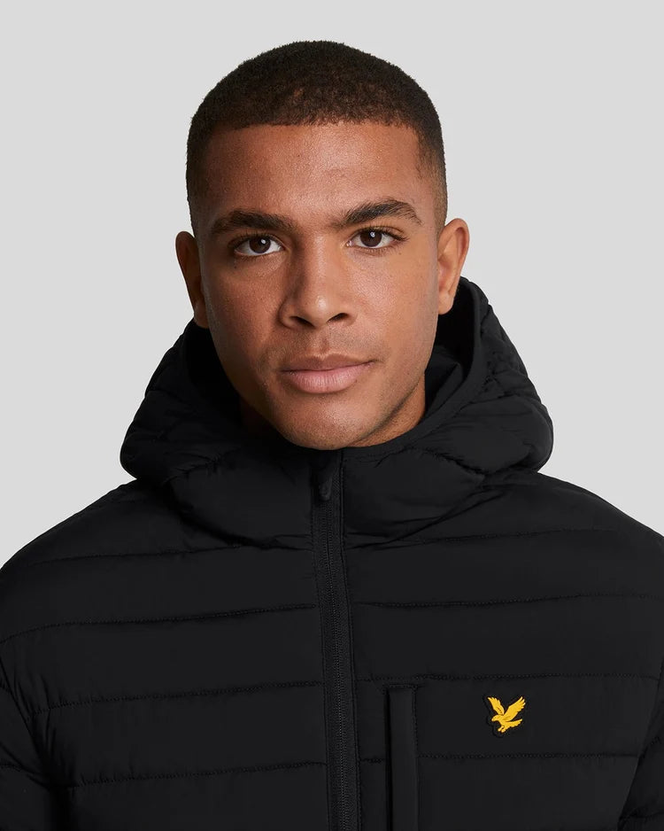 Lyle & Scott Sports Water Resistant Puffer Jacket Jet Black