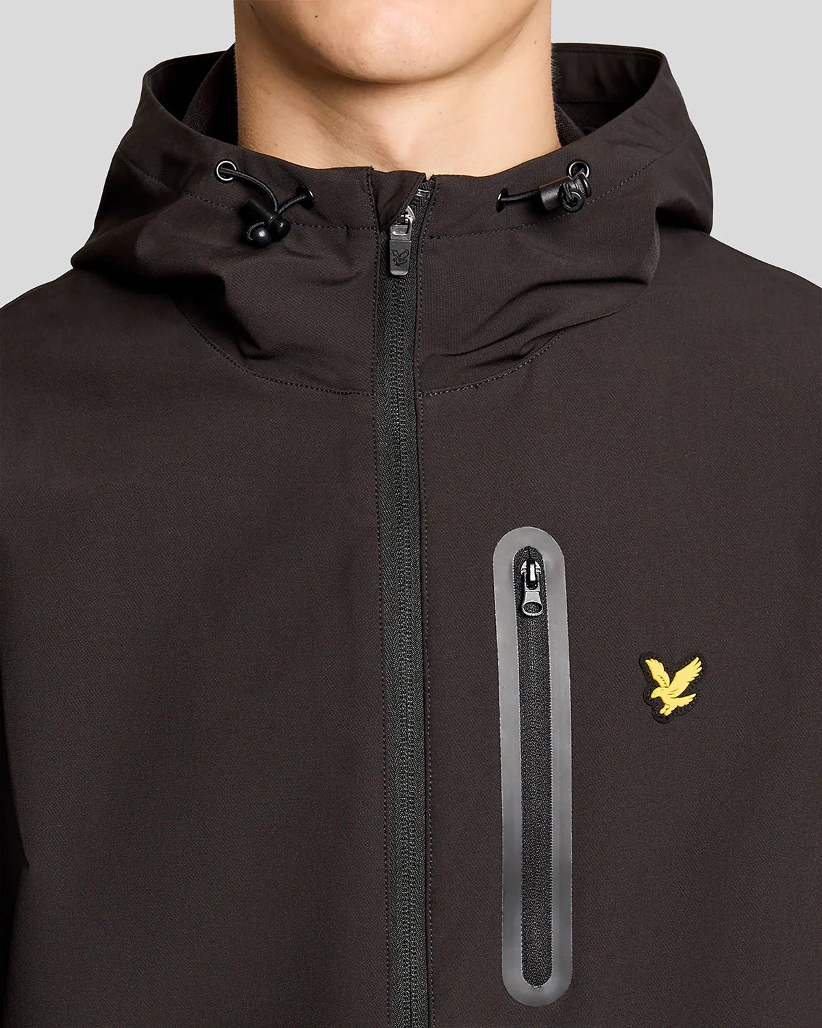 Lyle & Scott Sports Water Resistant Hooded Jacket Black