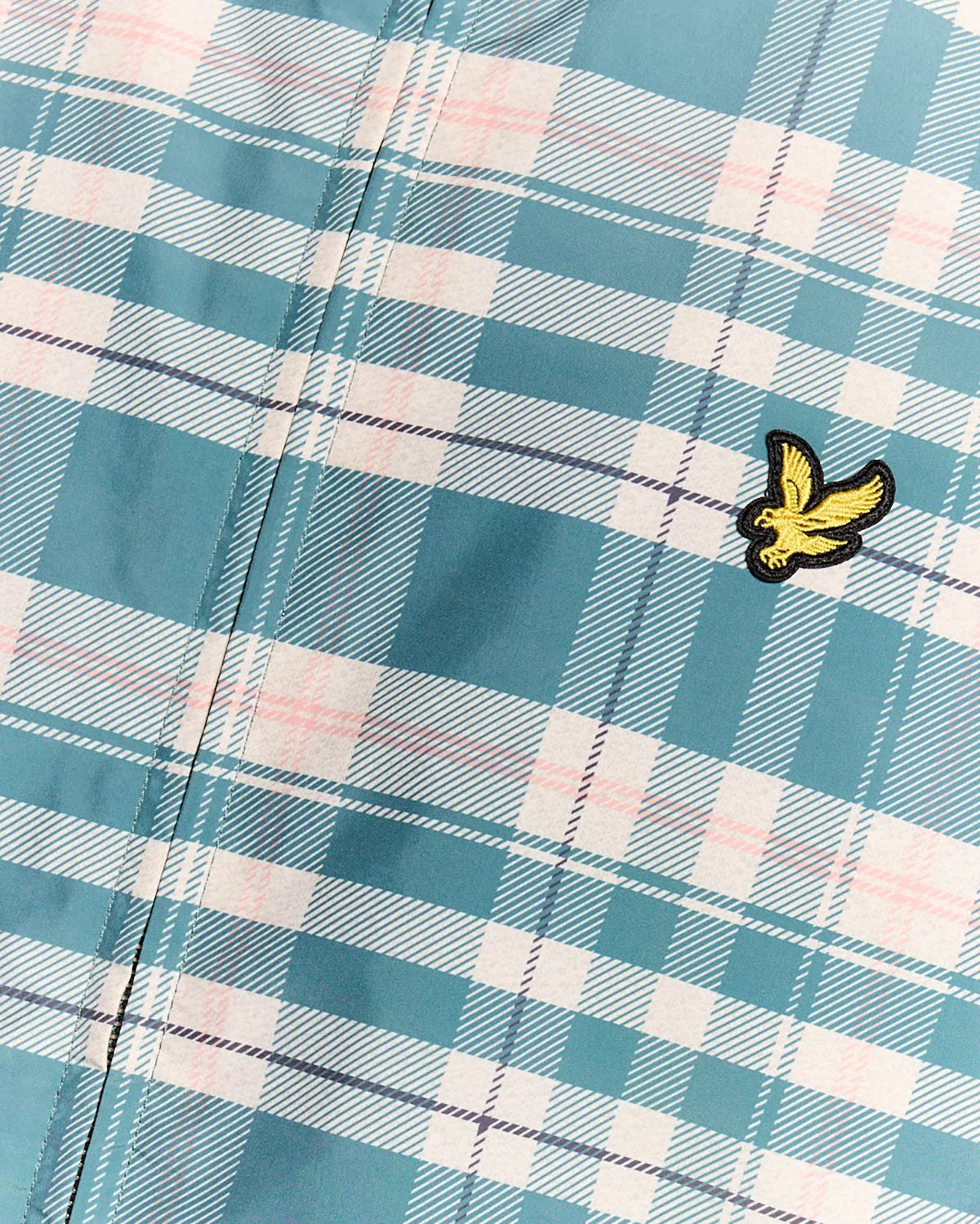Lyle & Scott Tartan Lightweight Hooded Jacket